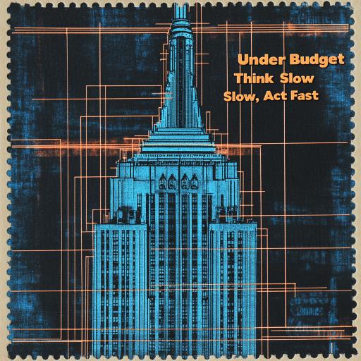 Vintage Postage Stamp about the Empire State Building