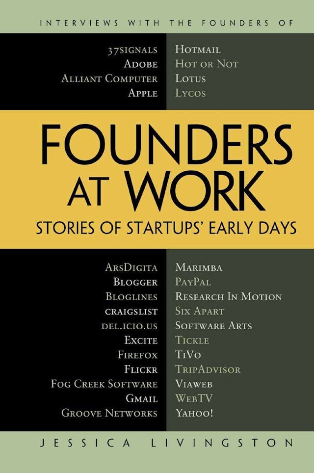 Cover of Founders at Work: Stories of Startups’ Early Days