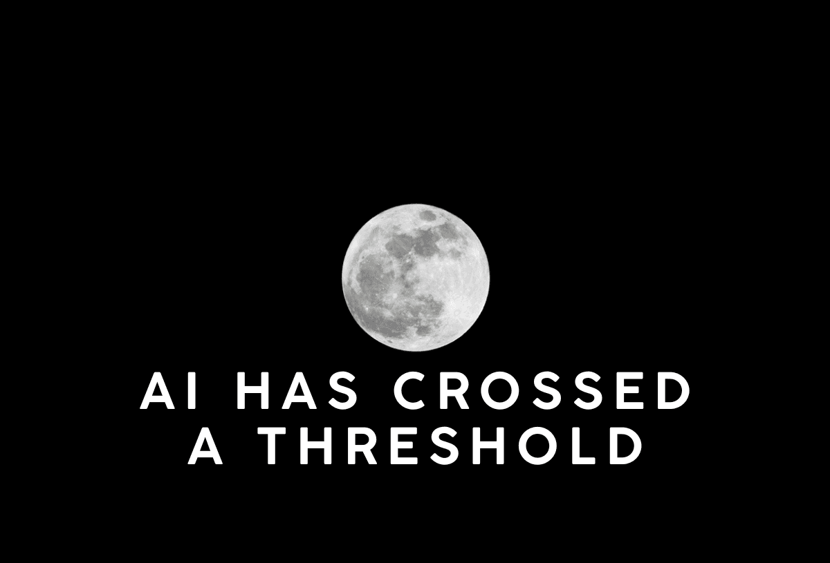 I think We Have Passed A Great Inflection Point In AI Model Progress
